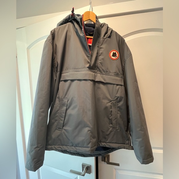 AS Roma, men’s half-zip winter jacket, fleece lined, pull-over style - Picture 1 of 16